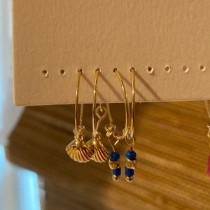 Never worn gold earrings